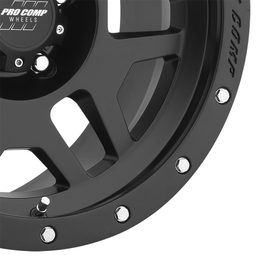 Phaser Satin Black 18x9, 5x5 Bolt Pattern, view 2, Pro Comp 5041-897350