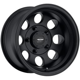 Vintage Matte Black 16x8, 5x5 Bolt Pattern, view 2, Pro Comp 7069-6873