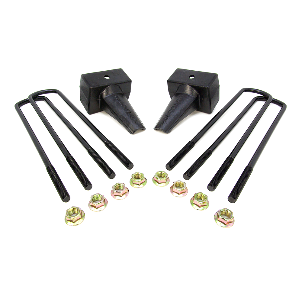 ReadyLift 4-Inch Rear Block and U-Bolt Kit for GM 2500 HD & 3500 HD