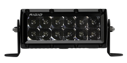 E-Series PRO Midnight Edition 6-Inch LED Light, Spot Optic, view 3, RIGID Industries 106213BLK