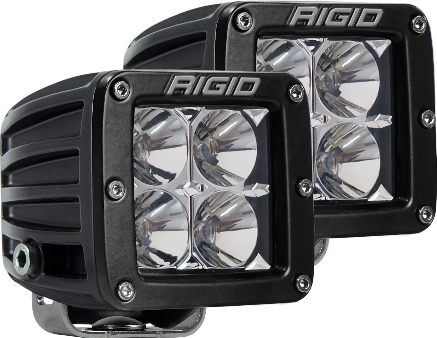 RIGID Industries D-Series PRO Flood Optic, Surface Mount, Pair
