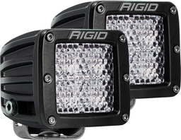 D-Series PRO Diffused Lens, Surface Mount, Pair, view 2, RIGID Industries 202513