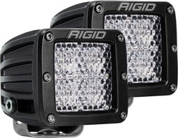 D-Series PRO Diffused Lens, Surface Mount, Pair, RIGID Industries 202513