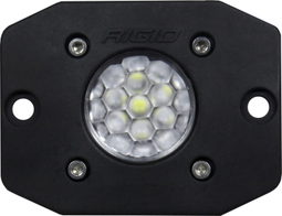 RIGID Industries Ignite LED Light, Diffused Lens, Flush Mount, Black Housing, Single 20631, view 2
