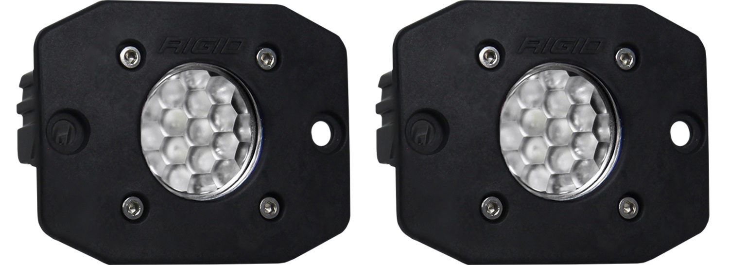 RIGID Industries RIGID Industries Ignite Back-Up Kit, Diffused Lens, Flush Mount, Black Housing, Pair 20641