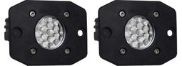 RIGID Industries Ignite Back-Up Kit, Diffused Lens, Flush Mount, Black Housing, Pair 20641