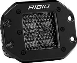 D-Series PRO Midnight Edition, Spot Diffused, Flush, view 3, RIGID Industries 212513BLK