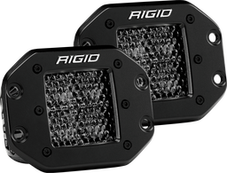 D-Series PRO Midnight Edition, Spot Diffused, Flush, view 4, RIGID Industries 212513BLK