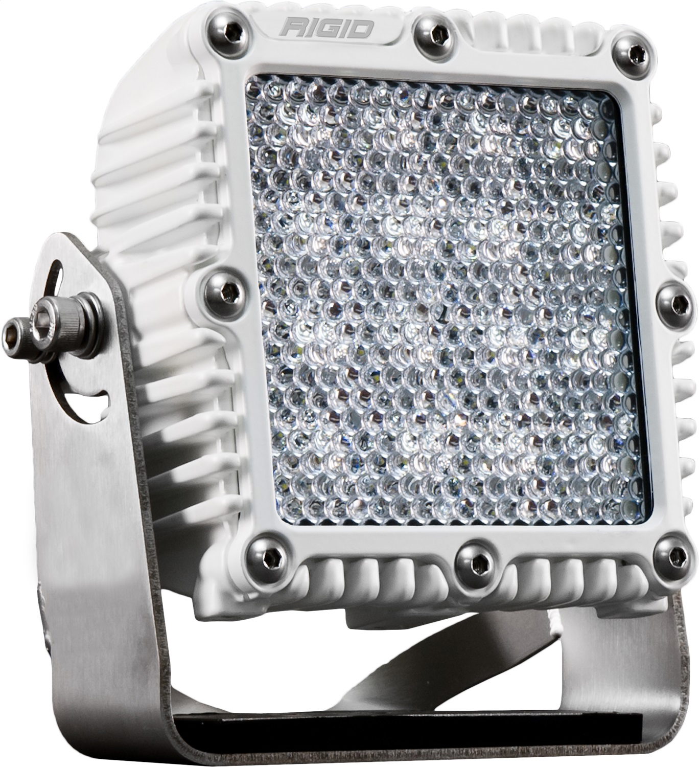 RIGID Industries Q-Series PRO Flood Diffused, White Housing, Single