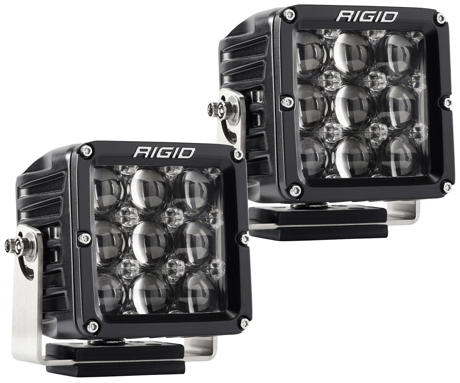 RIGID Industries D-XL PRO Hyperspot Optic, Surface Mount, Black, Pair
