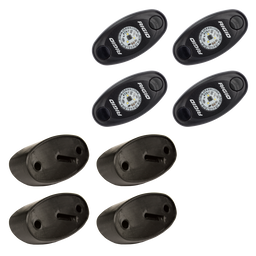 A-Series Rock Light Kit, Cool White, Set of 4, view 2, RIGID Industries 400203