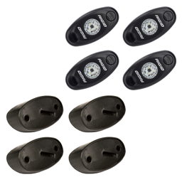 A-Series Rock Light Kit, Cool White, Set of 4, RIGID Industries 400203