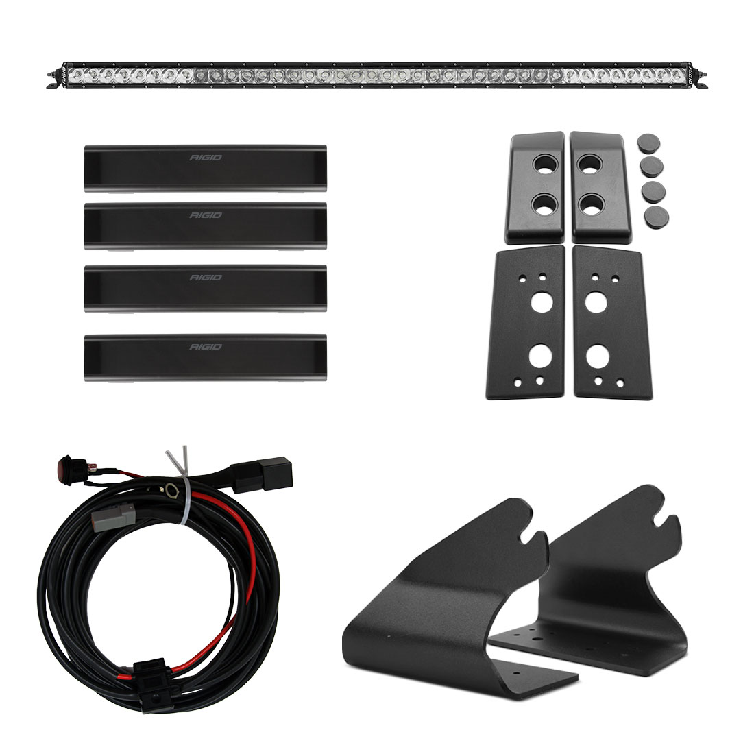 RIGID Industries RIGID Industries 2021 Bronco Roof Line Light Kit with a SR Spot/Flood Combo Bar Included 46724
