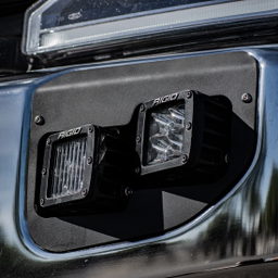 RIGID Industries 2020+ Ford Super Duty Dual Fog Light Mounts 46733, view 5