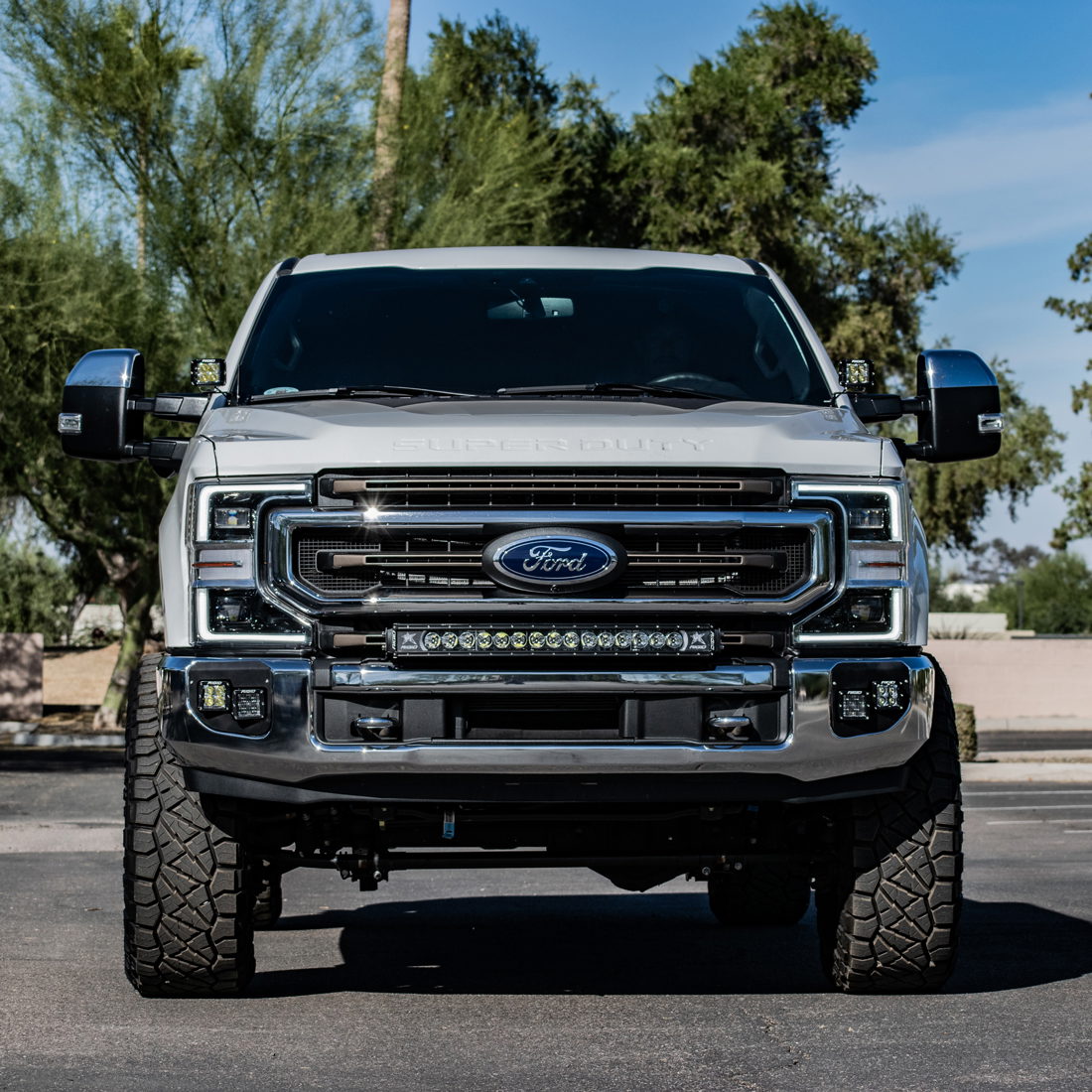RIGID Industries 2020+ Ford Super Duty Dual Fog Light Mounts 46733: Mounts & Brackets
