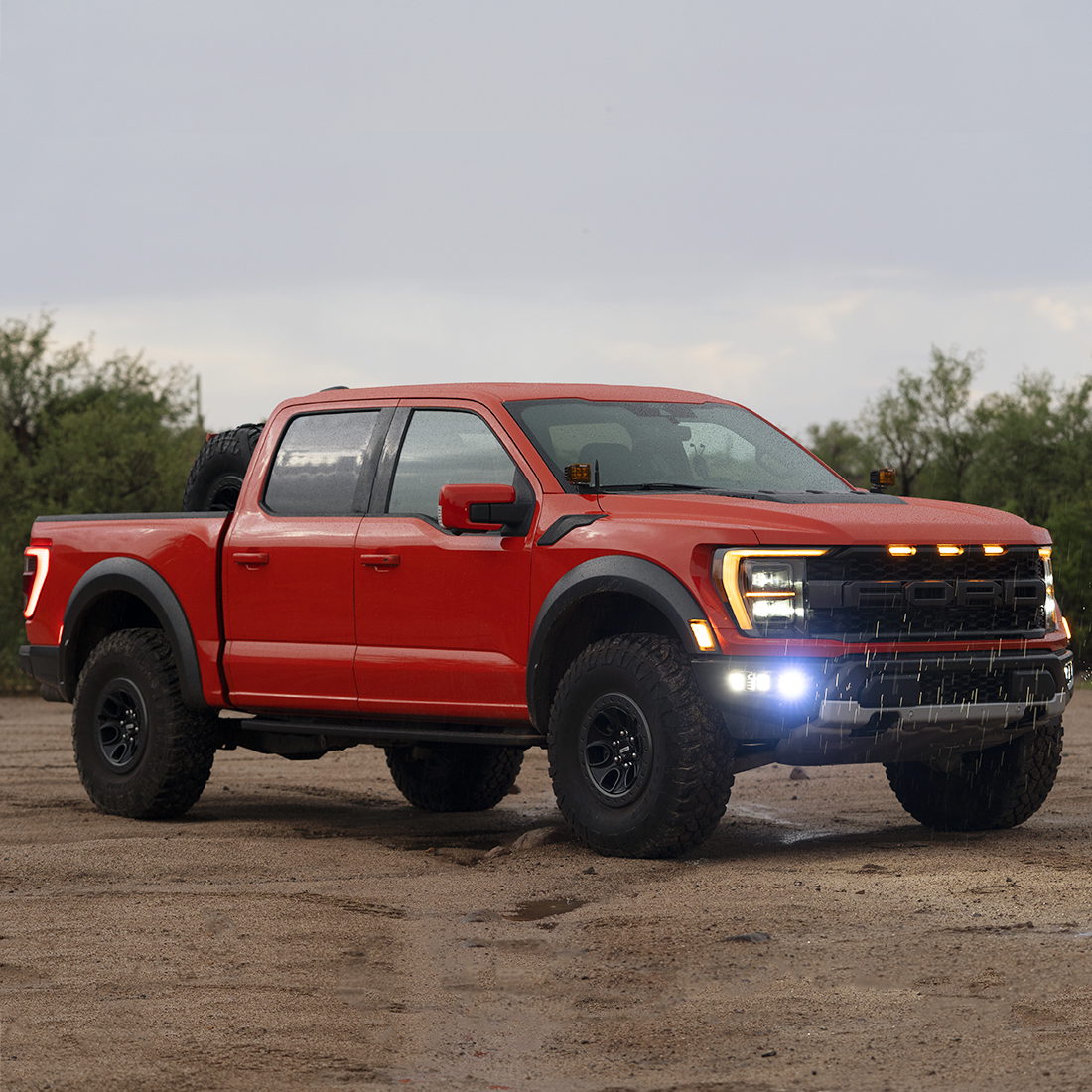 RIGID Industries Ford Raptor Triple Fog Light Kit