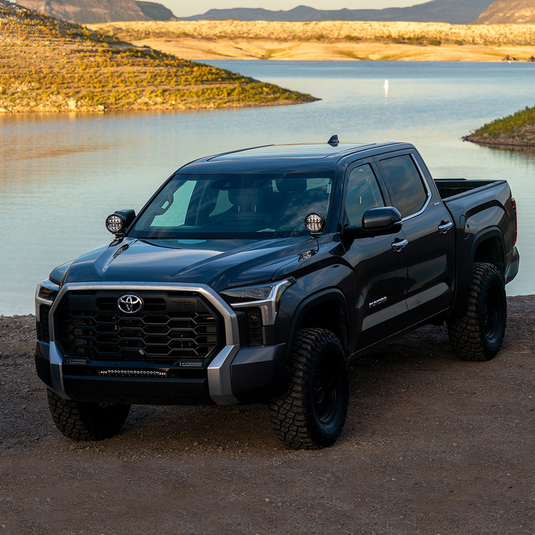 RIGID Industries Tundra 6 Inch 360-Series A-Pillar Lighting Kit