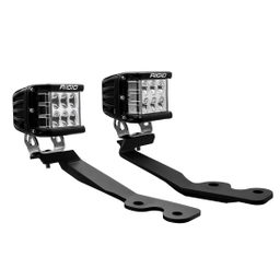 D-SS Series A-Pillar Lighting Kit for Toyota Tundra (2022-2023), view 3, RIGID Industries 46808
