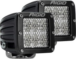 D-Series PRO Flood Diffused, Surface Mount, Black, RIGID Industries 502513