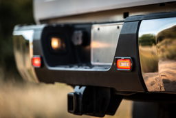 SR-L Spreader Pod, 3 Wire, Surface Mount, Red Halo shown installed, RIGID Industries 53122