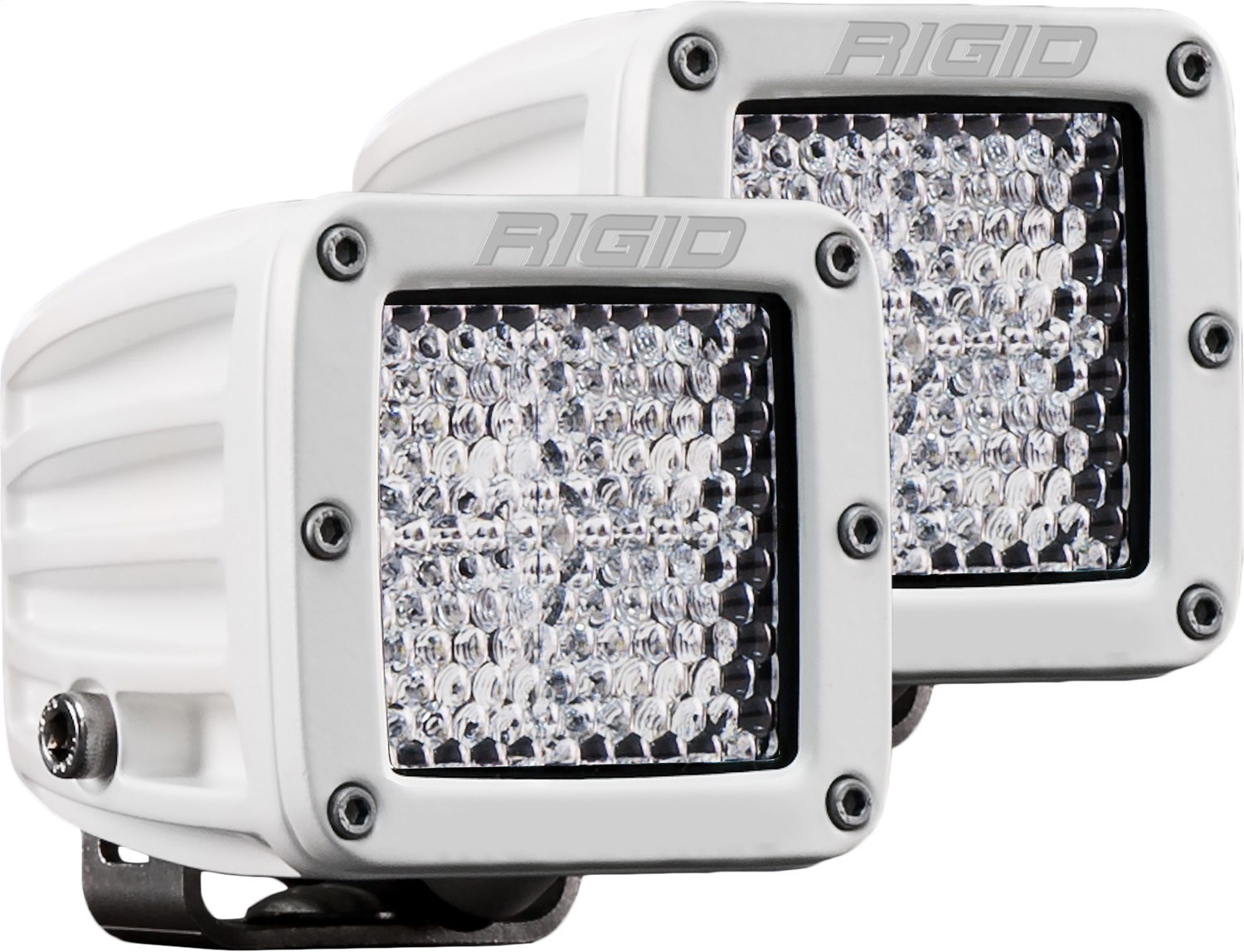 RIGID Industries D-Series PRO Flood Diffused, Surface Mount, White