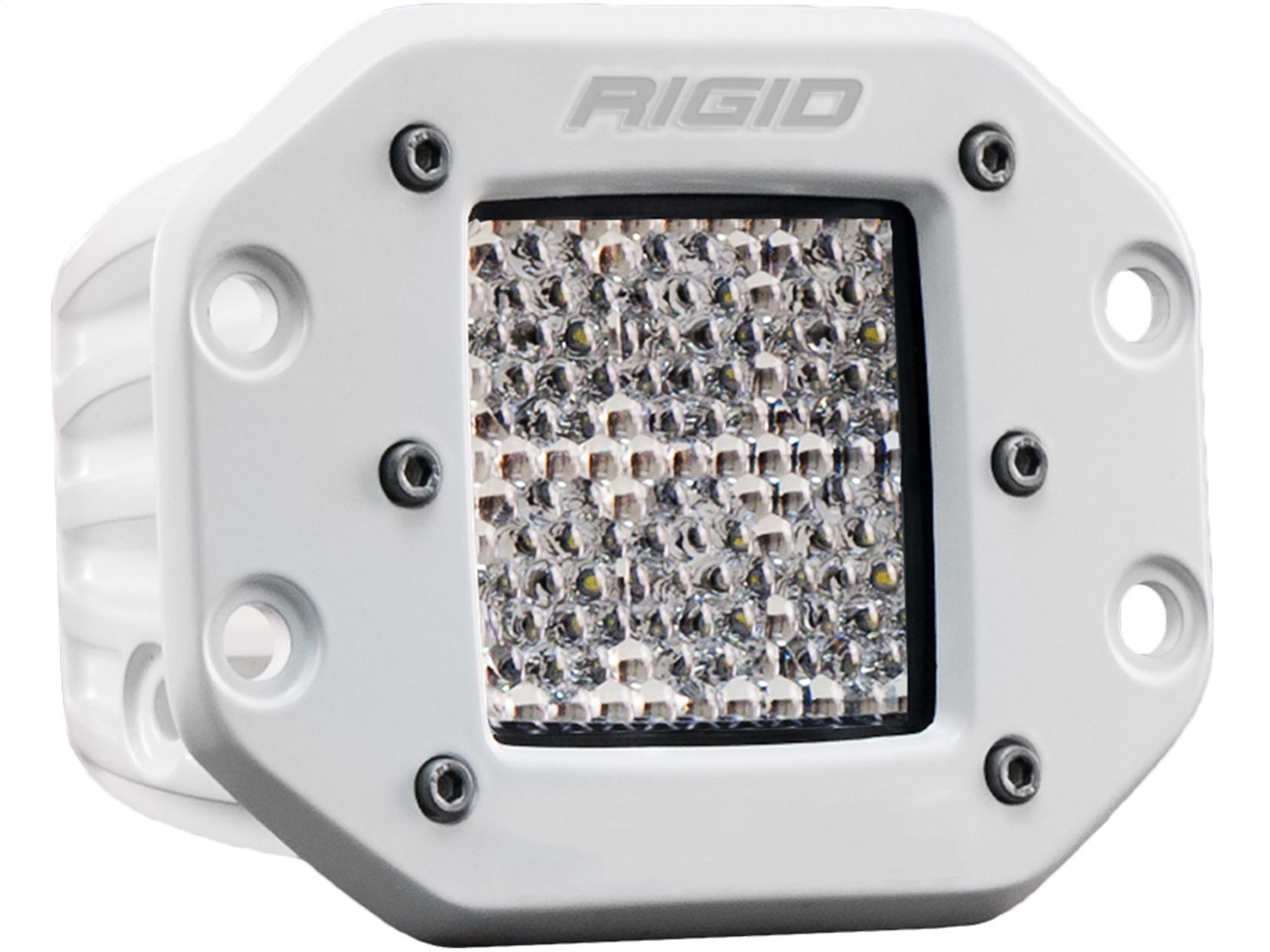 RIGID Industries D-Series PRO Flood Diffused, Flush Mount, Single