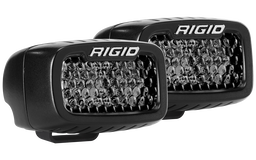 SR-M Series PRO Midnight Edition, Spot Diffused, Pair, view 3, RIGID Industries 902513BLK