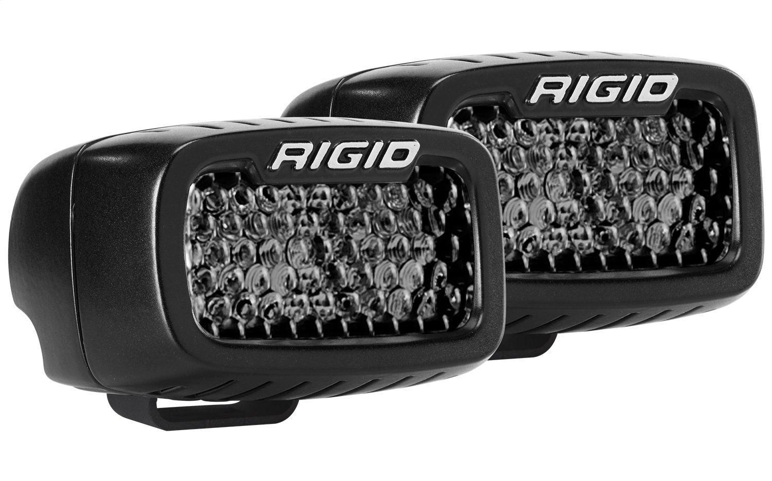 RIGID Industries SR-M Series PRO Midnight Edition, Spot Diffused, Pair