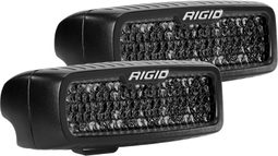 SR-Q Series PRO Midnight Edition, Spot Diffused, Pair, view 3, RIGID Industries 905513BLK