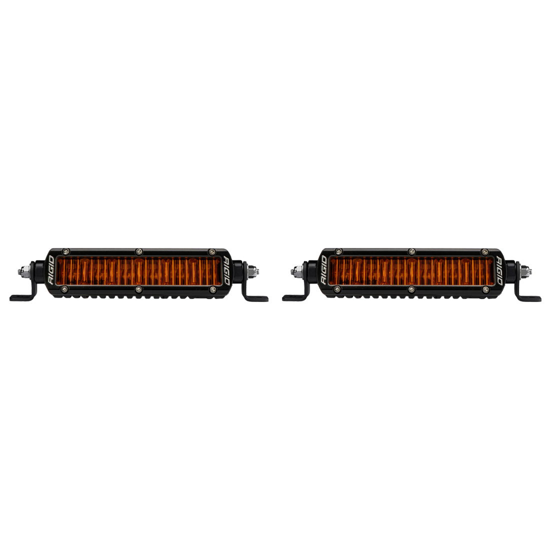 RIGID Industries SR-Series SAE 6 Inch with Amber PRO Lens, Pair