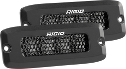 SR-Q Series PRO Midnight Edition, Flush Mount, Pair, view 4, RIGID Industries 925513BLK