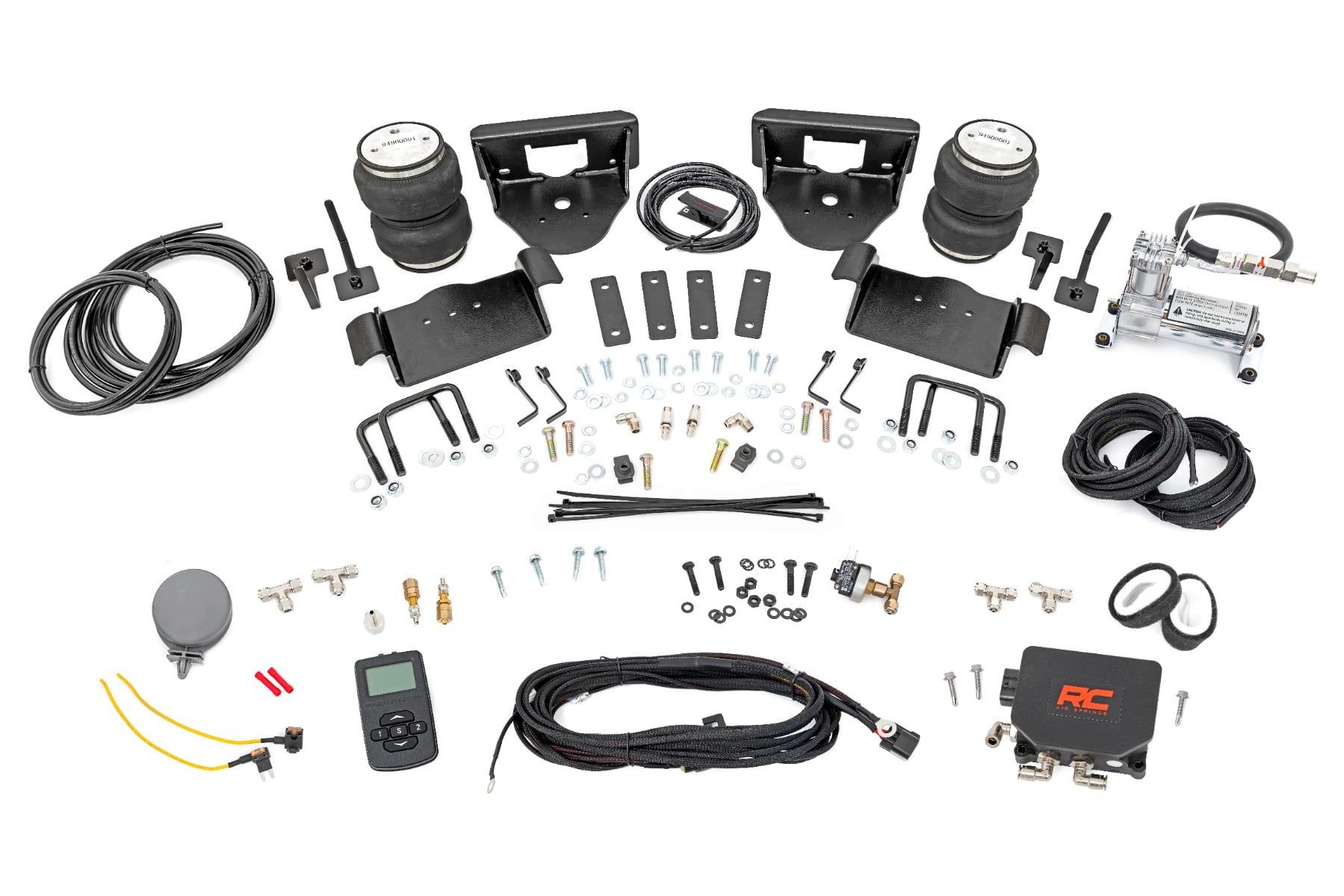 Rough Country Air Spring Kit with Compressor for Ford F-150 4WD