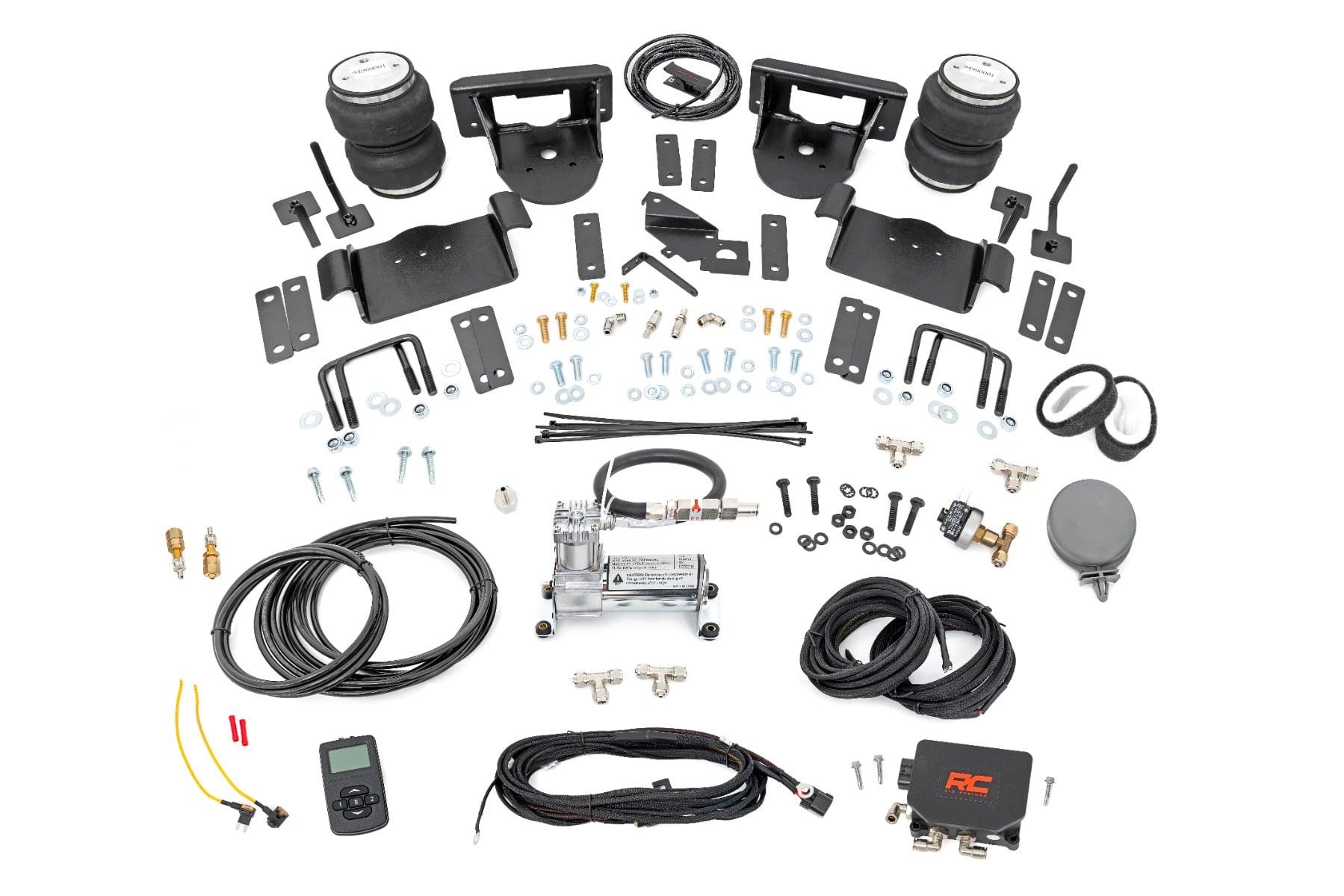Rough Country Air Spring Kit with Compressor for F-150 4WD