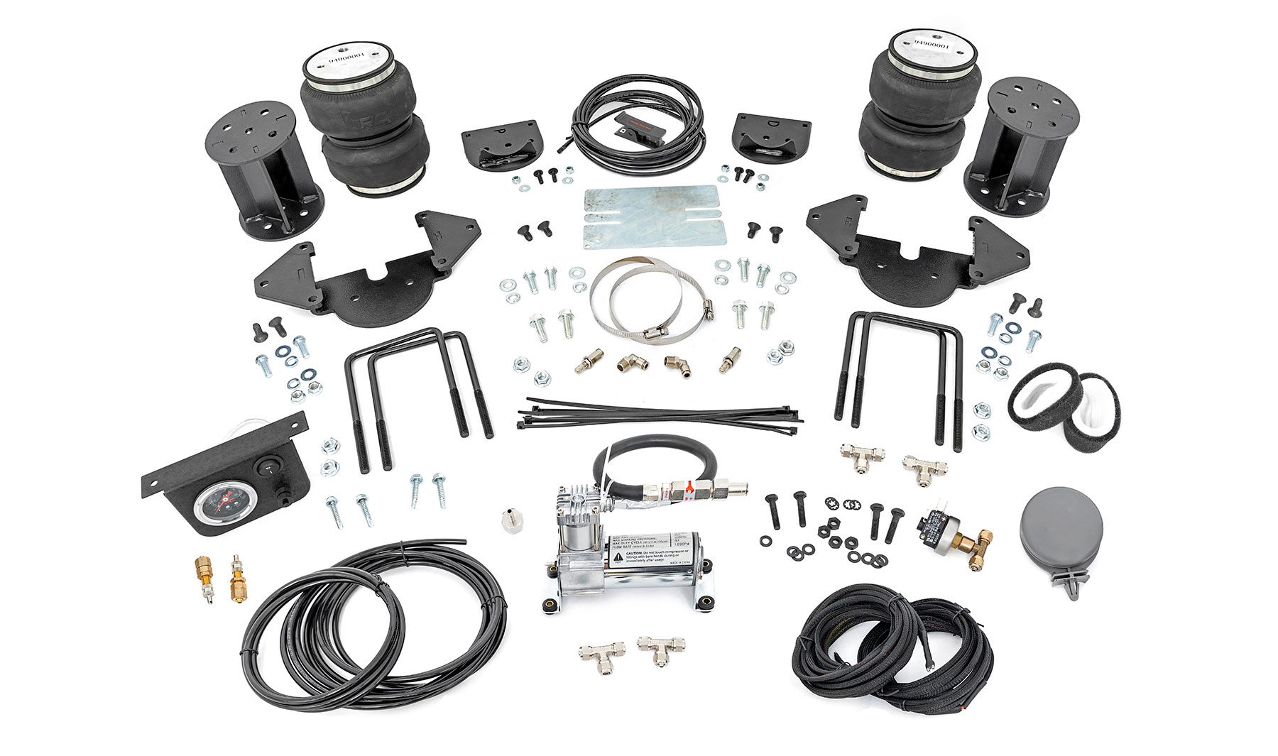Air Spring Kit with 6 Inch Spacer for Silverado & Sierra (2019-2025) — Rough Country 100116C