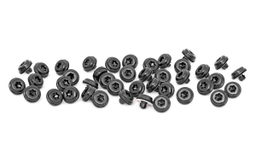 Fender Flare Rivet Kit with 44 Black Rivets, Rough Country 10015