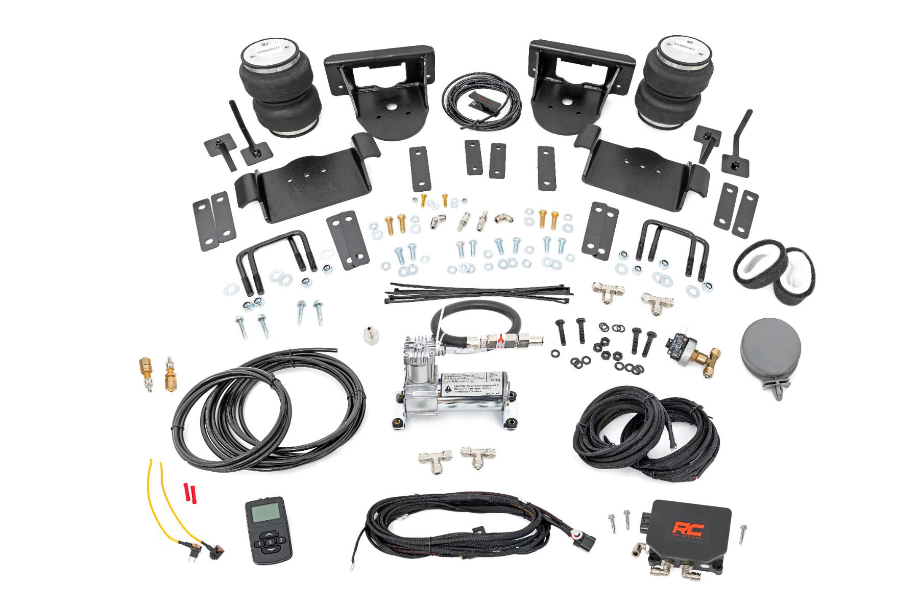 Rough Country Air Spring Kit with Wireless Compressor for Ford F-150 4WD