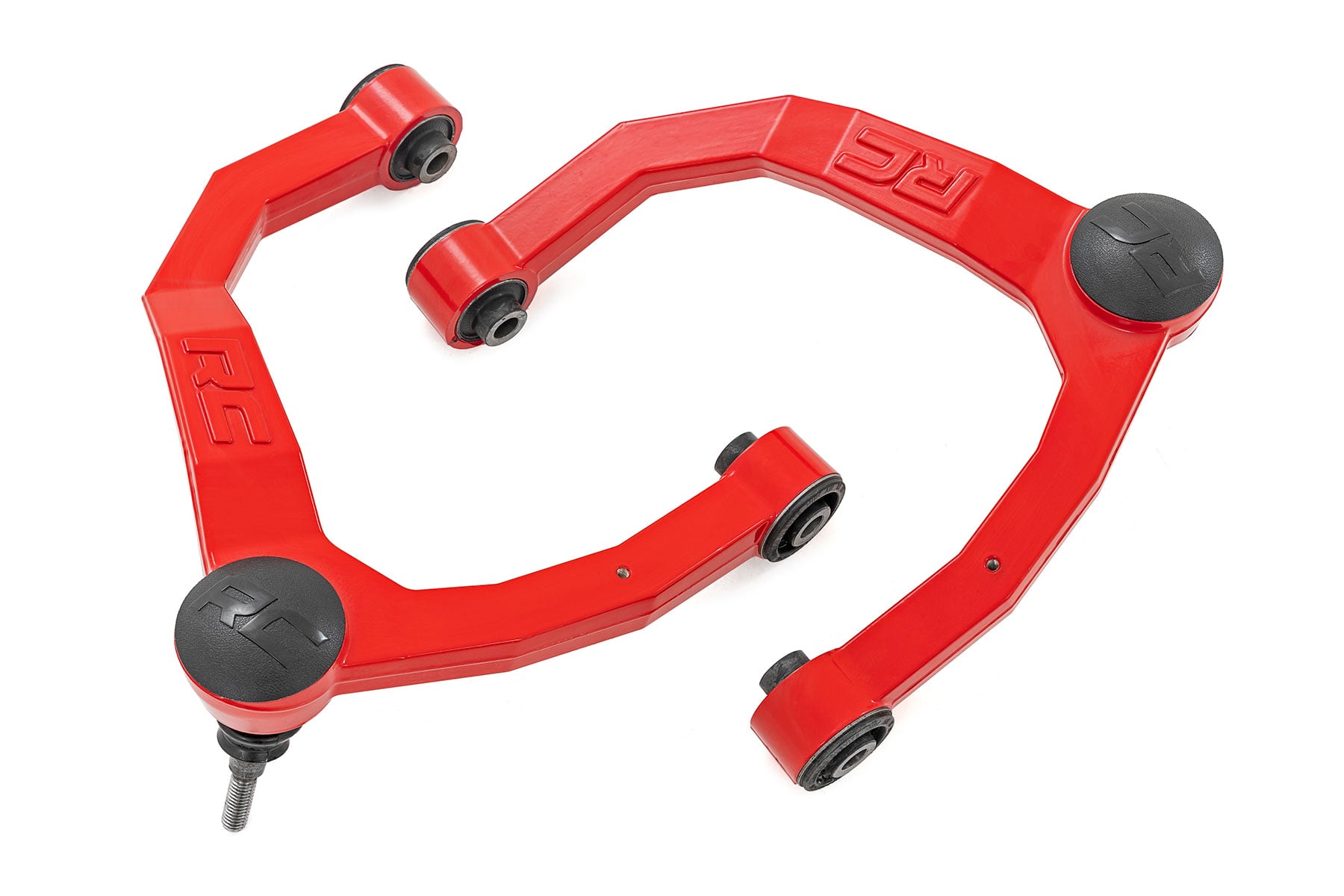 Rough Country Red Forged Upper Control Arms with Greaseable Ball Joints