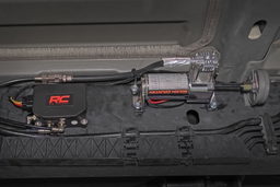 Air Spring Kit with Compressor for 3-6 Inch Lifted Super Duty, view 4, Rough Country 10021WC