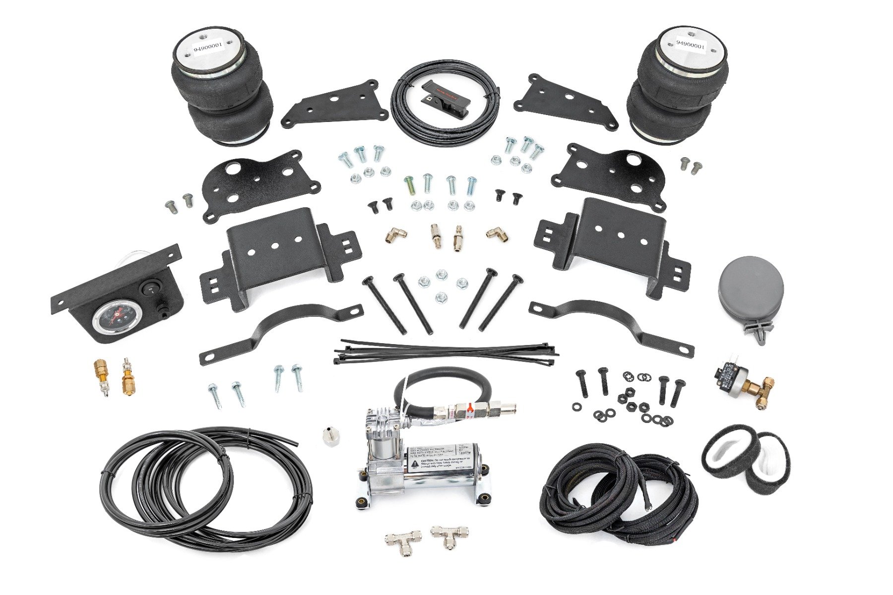Air Spring Kit with Compressor for Ram 2500 4WD (2014-2023) — Rough Country 10029C
