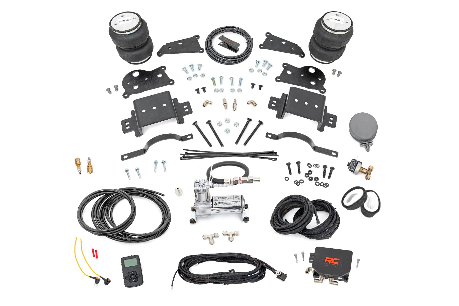 Rough Country Air Spring Kit with Compressor for Ram 2500 4WD