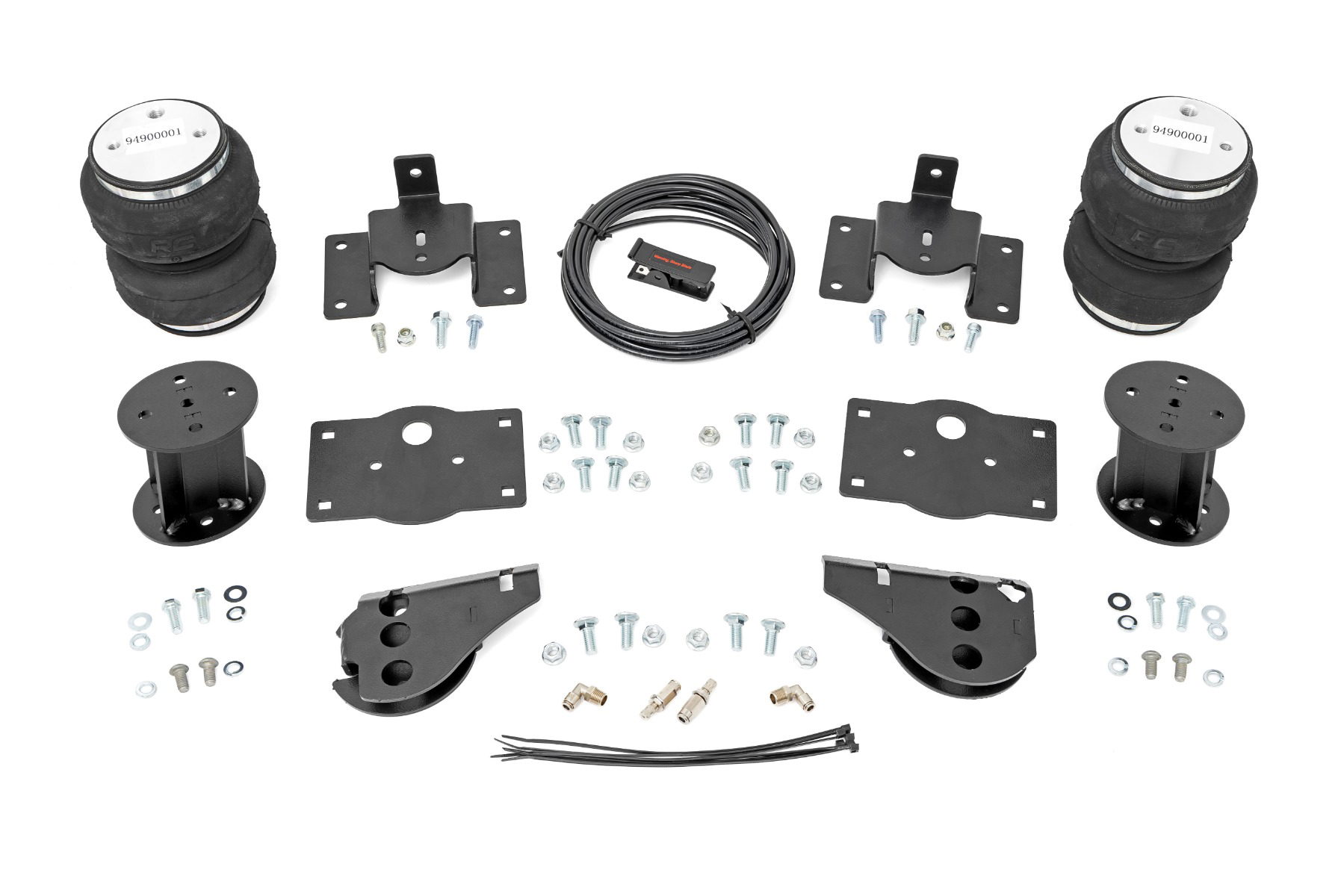 Rough Country Rear Air Spring Kit with 6-Inch Lift Spacers for Ram 1500