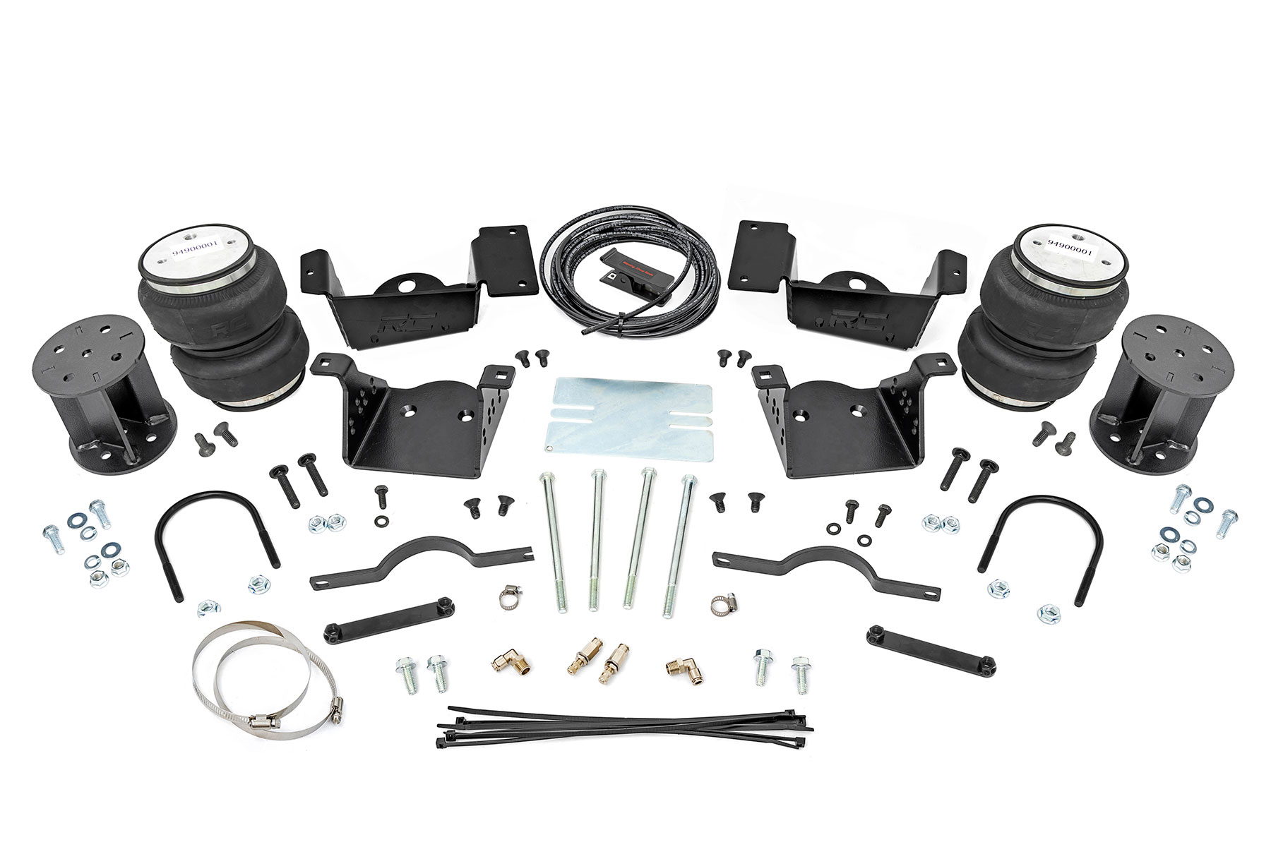 Rough Country Air Spring Kit with 1.5-Inch Spacers for Silverado/Sierra HD