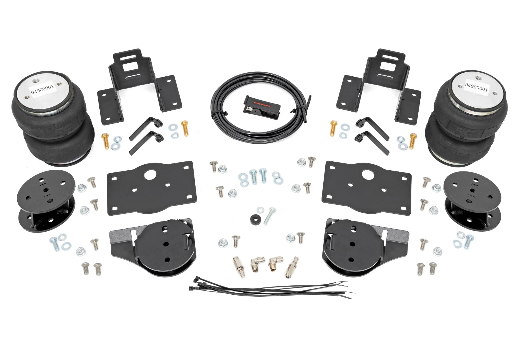 Rough Country Air Spring Kit with 4-Inch Lift Spacers for Ram 1500 4WD