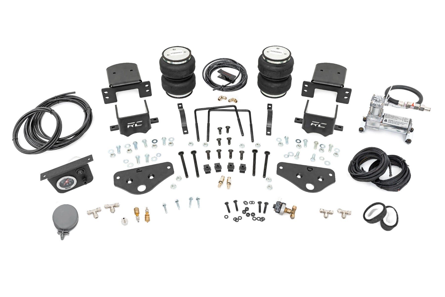 Air Spring Kit with Compressor for Ford Super Duty (2023-2025) — Rough Country 10038AC