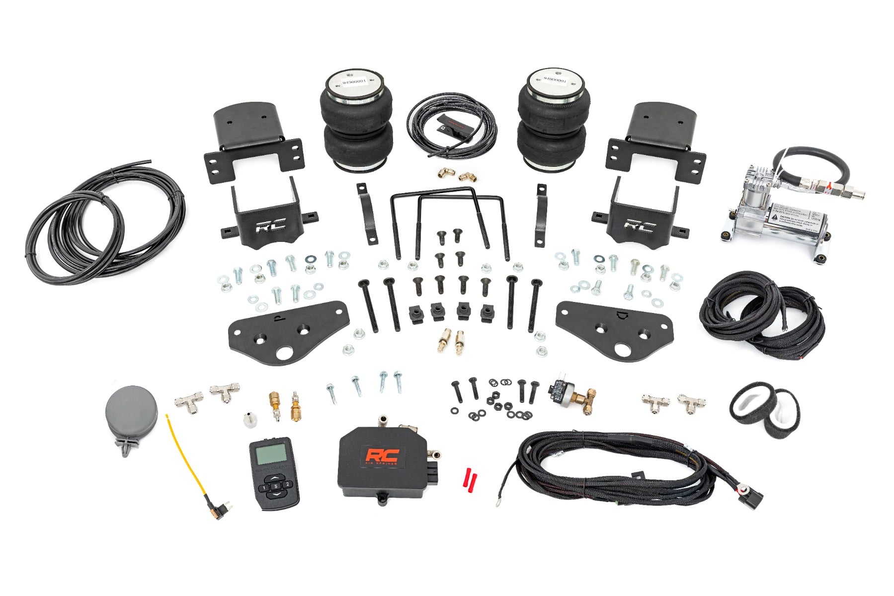 Rough Country Air Spring Kit with Compressor for Ford F-250