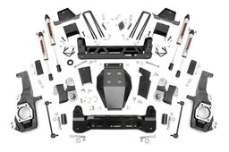 7-Inch Lift Kit for Silverado & Sierra HD (2020-2025) dimension diagram — Rough Country 10170