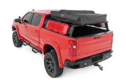Aluminum Half Bed Rack for Chevrolet Silverado 1500 (2019–2025), Rough Country 10204