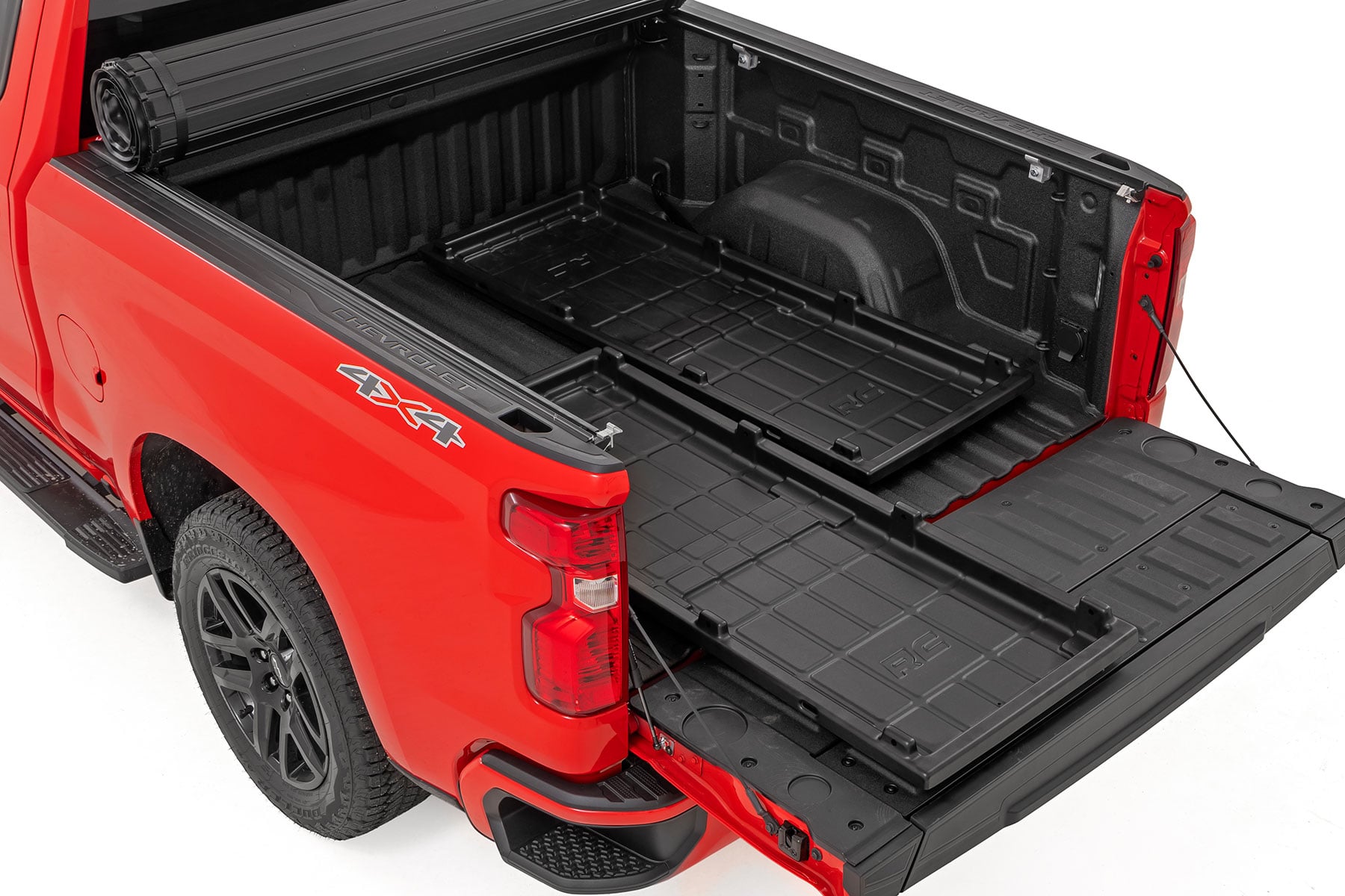 Rough Country Truck Bed Cargo Storage Tray for 5'7"-6'4" Beds
