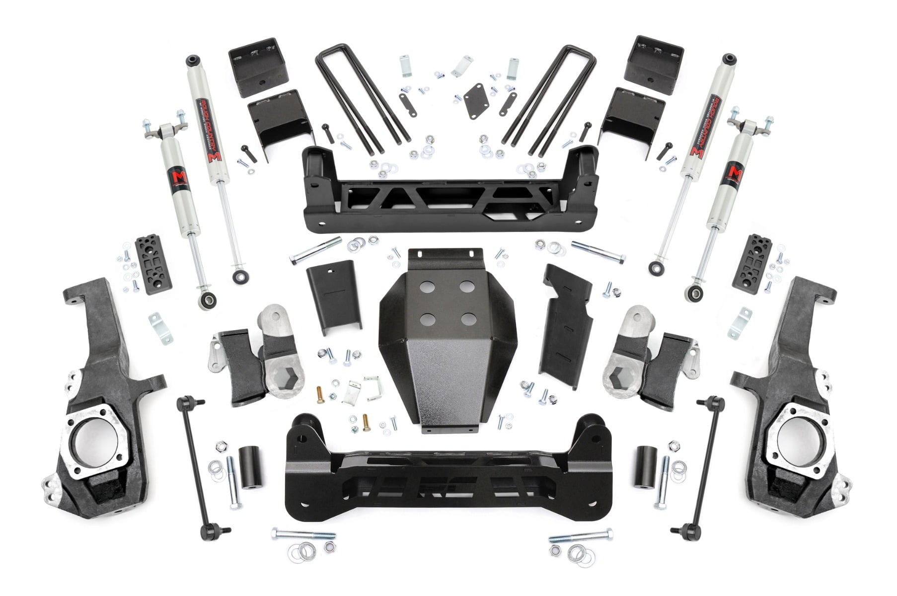 Rough Country 5-Inch M1 Monotube Lift Kit for 2020-2025 Chevy/GMC 2500 HD