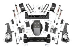 5-Inch Lift Kit for Silverado & Sierra HD (2020-2025) dimension diagram — Rough Country 10270